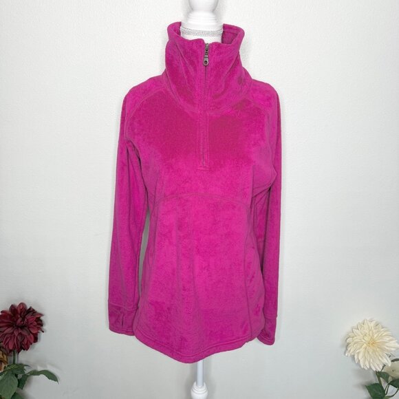 Obermeyer Brandi Hot Pink Plush Funnel Neck Fleece Gorpcore Outdoors Winter Sz M - Picture 2 of 7
